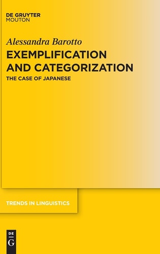Exemplification and Categorization The Case of Japanese