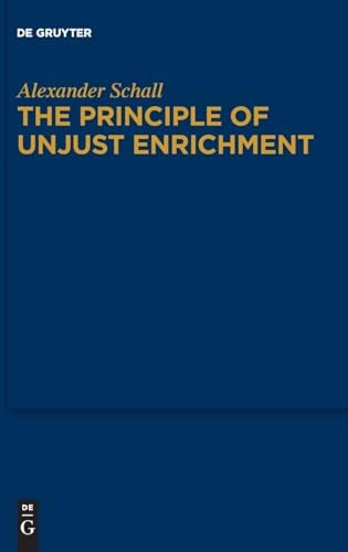 The Principle of Unjust Enrichment