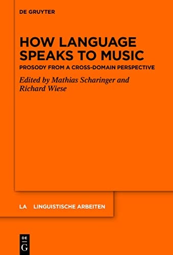 How Language Speaks to Music Prosody from a Cross-domain Perspective