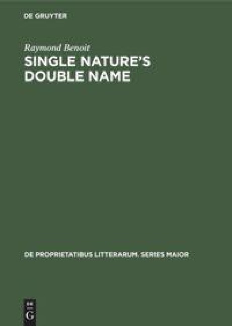 Single natures double name: The collectedness of the conflicting in British and American romanticism