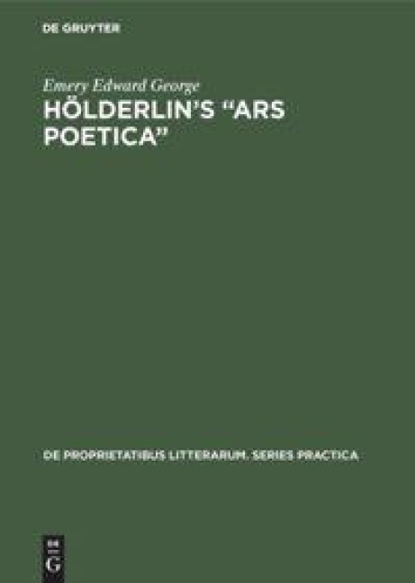 Hölderlins Ars poetica: A part-rigorous analysis of information structure in the late hymns