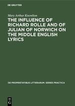 The influence of Richard Rolle and of Julian of Norwich on the middle English lyrics