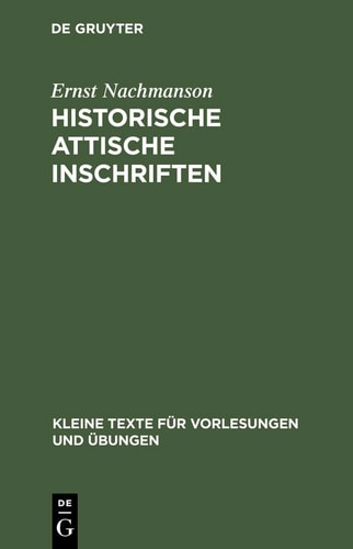 Historische Attische Inschriften