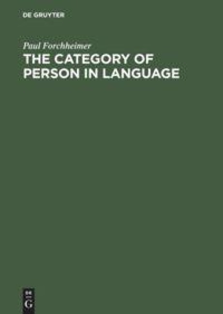 The Category of Person in Language