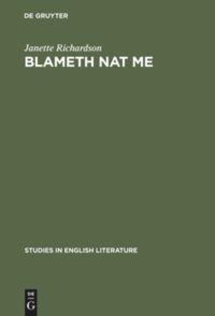Blameth nat me: A study of imagery in Chaucers fabliaux