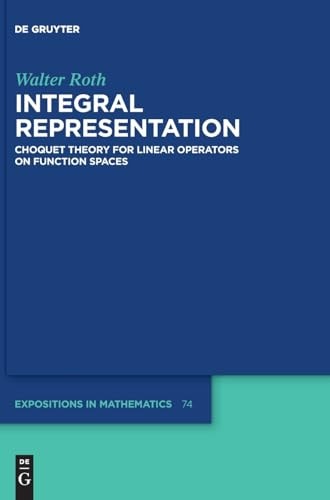 Integral Representation Choquet Theory for Linear Operators on Function Spaces