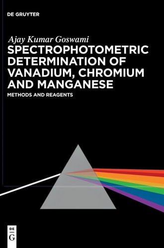 Spectrophotometric Determination of Vanadium, Chromium and Manganese Reagents and Methods