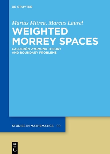 Weighted Morrey Spaces Calderón-Zygmund Theory and Boundary Problems