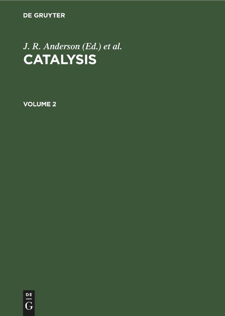 Catalysis. Volume 2