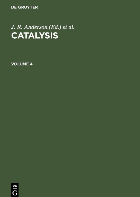 Catalysis. Volume 4