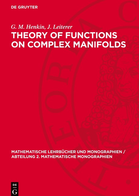 Theory of Functions on Complex Manifolds