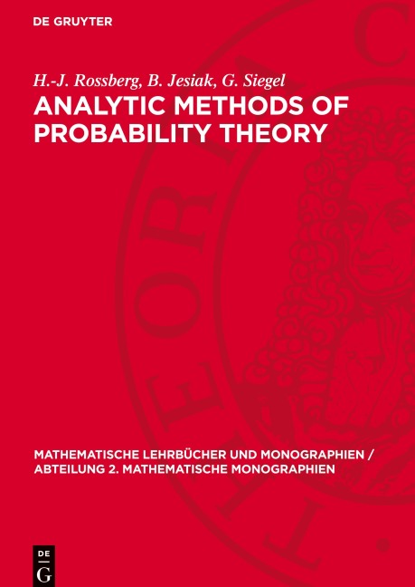 Analytic Methods of Probability Theory