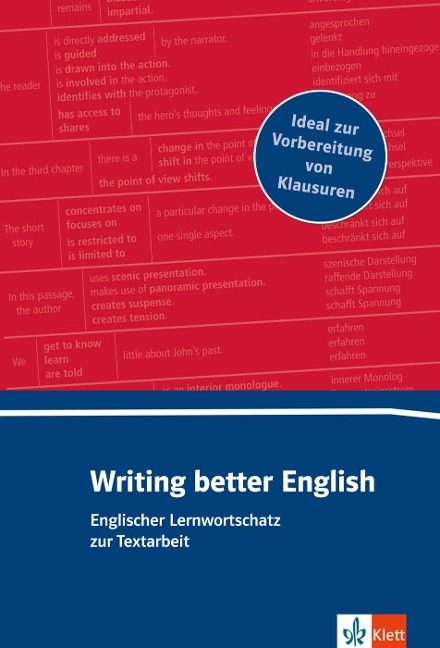 Writing better English A2-B2: Lernwortschatz zur Textarbeit