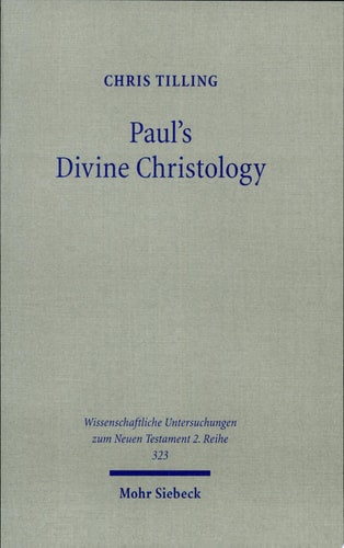 Paul's Divine Christology