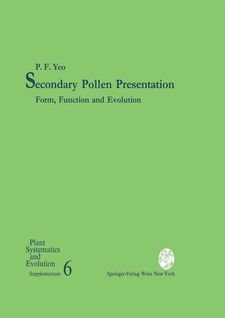 Secondary Pollen Presentation: Form, Function and Evolution