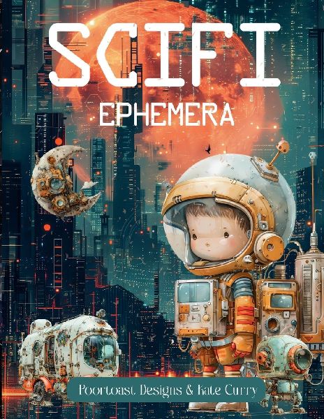 Sci-Fi Ephemera Book: High Quality Images Of High-Tech Products For Paper Crafts, Scrapbooking, Mixed Media, Junk Journals, Collage Art, Artist Trading Cards, and More.