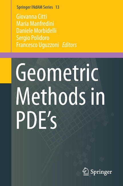 Geometric Methods in PDEs