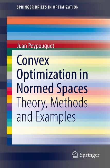 Convex Optimization in Normed Spaces: Theory, Methods and Examples