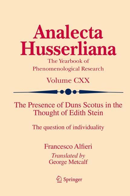 The Presence of Duns Scotus in the Thought of Edith Stein: The question of individuality