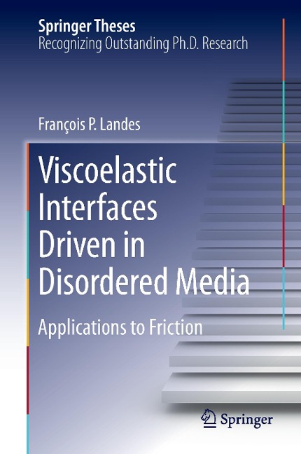 Viscoelastic Interfaces Driven in Disordered Media: Applications to Friction