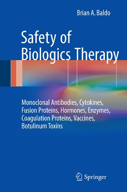 Safety of Biologics Therapy: Monoclonal Antibodies, Cytokines, Fusion Proteins, Hormones, Enzymes, Coagulation Proteins, Vaccines, Botulinum Toxins