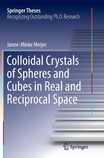 Colloidal Crystals of Spheres and Cubes in Real and Reciprocal Space