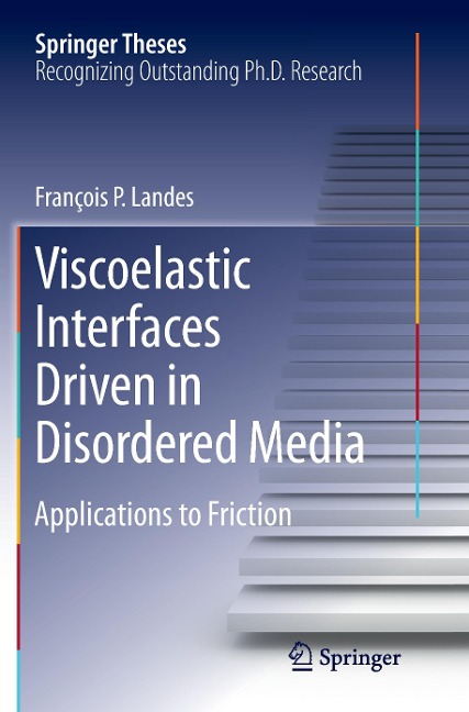 Viscoelastic Interfaces Driven in Disordered Media: Applications to Friction