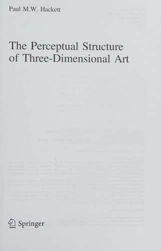 The Perceptual Structure of Three-Dimensional Art