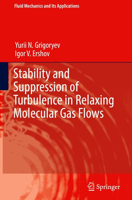 Stability and Suppression of Turbulence in Relaxing Molecular Gas Flows