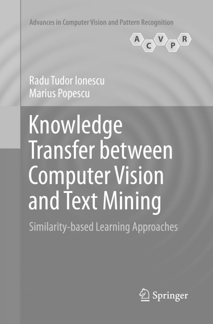 Knowledge Transfer between Computer Vision and Text Mining: Similarity-based Learning Approaches