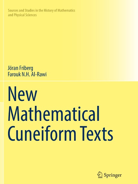 New Mathematical Cuneiform Texts