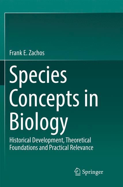 Species Concepts in Biology: Historical Development, Theoretical Foundations and Practical Relevance