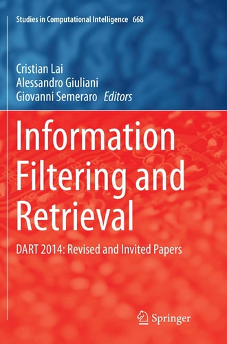 Information Filtering and Retrieval DART 2014: Revised and Invited Papers