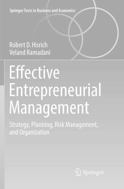 Effective Entrepreneurial Management: Strategy, Planning, Risk Management, and Organization