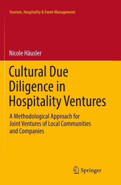 Cultural Due Diligence in Hospitality Ventures: A Methodological Approach for Joint Ventures of Local Communities and Companies
