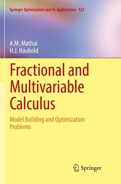 Fractional and Multivariable Calculus: Model Building and Optimization Problems
