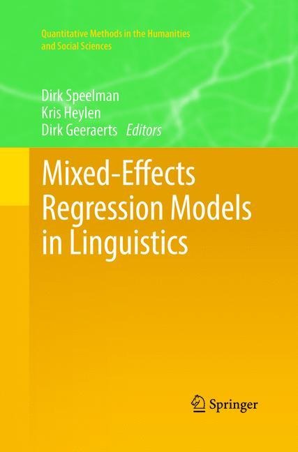 Mixed-Effects Regression Models in Linguistics