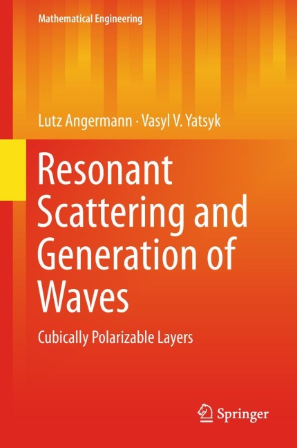 Resonant Scattering and Generation of Waves: Cubically Polarizable Layers