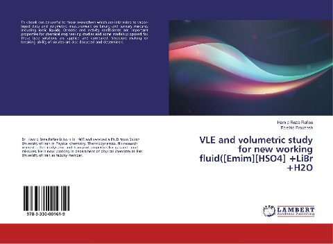 VLE and volumetric study for new working fluid([Emim][HSO4] +LiBr +H2O