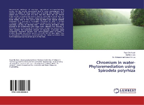 Chromium in water- Phytoremediation using Spirodela polyrhiza
