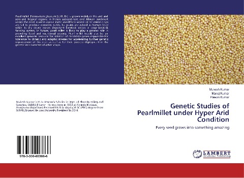 Genetic Studies of Pearlmillet under Hyper Arid Condition: Every seed grows into something amazing