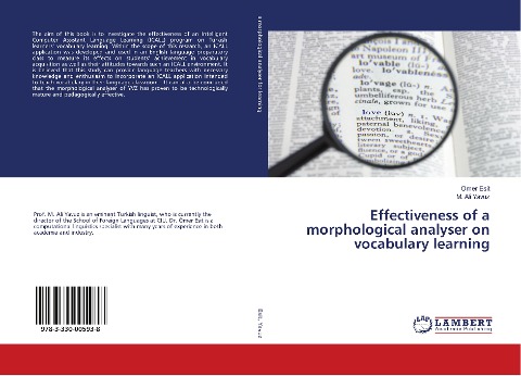 Effectiveness of a morphological analyser on vocabulary learning