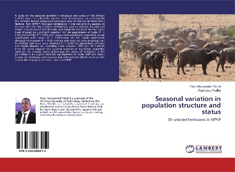 Seasonal variation in population structure and status: Of selected herbivores in MPNP