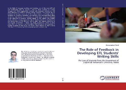 The Role of Feedback in Developing EFL Students Writing Skills: The Case of Students from the Department of English at Mohamed V University, Rabat