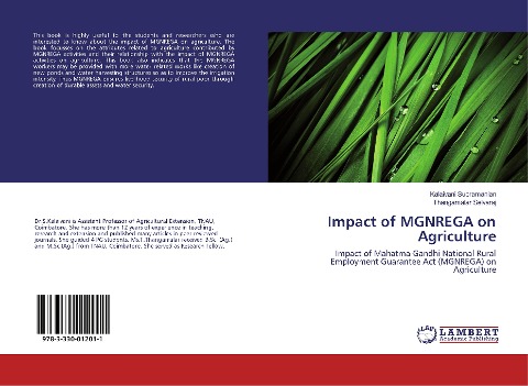 Impact of MGNREGA on Agriculture: Impact of Mahatma Gandhi National Rural Employment Guarantee Act (MGNREGA) on Agriculture