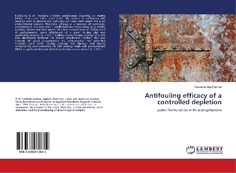 Antifouling efficacy of a controlled depletion: paint formulation with acetophenone