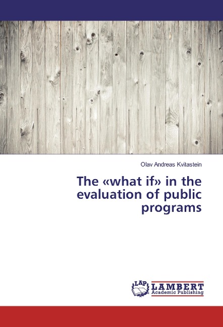 The 'what if' in the evaluation of public programs