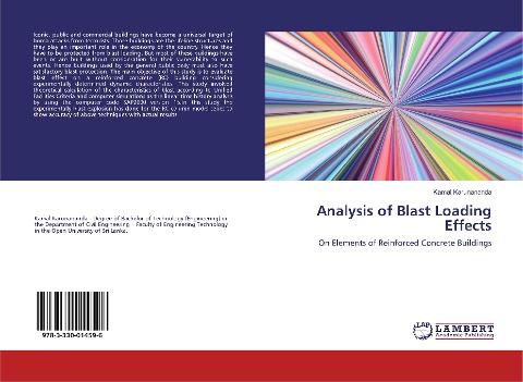 Analysis of Blast Loading Effects: On Elements of Reinforced Concrete Buildings