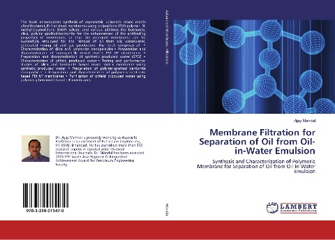 Membrane Filtration for Separation of Oil from Oil-in-Water Emulsion: Synthesis and Characterization of Polymeric Membrane for Separation of Oil from Oil-In-Water Emulsion