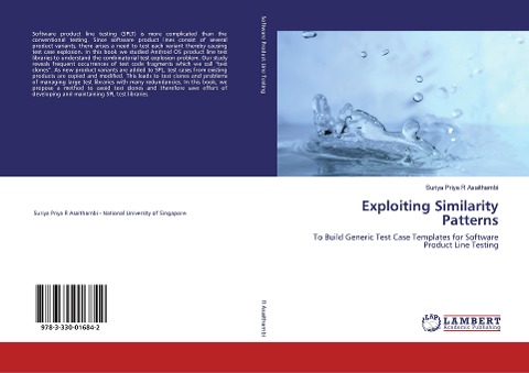 Exploiting Similarity Patterns: To Build Generic Test Case Templates for Software Product Line Testing